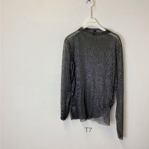 YAS sparkling shimmery top T7